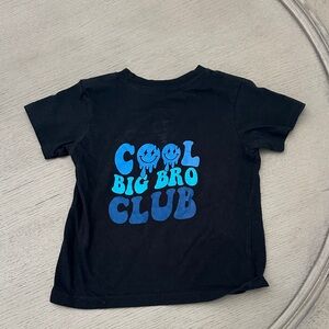 Cool Big Bro Club Black T-Shirt